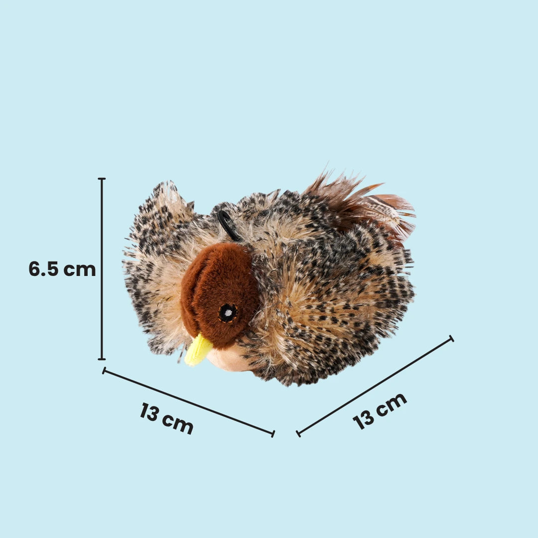 Plume™ - Oiseau réaliste pour chats