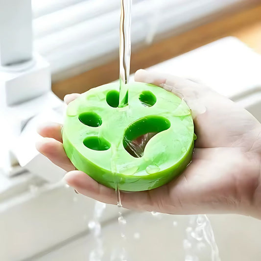 Lot de 4 attrape-poils en silicone lavables