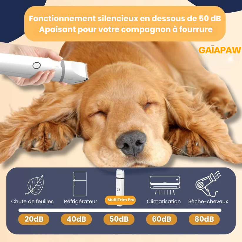 MultiTrim™ Pro - La tondeuse pour chien 4 en 1 sans stress